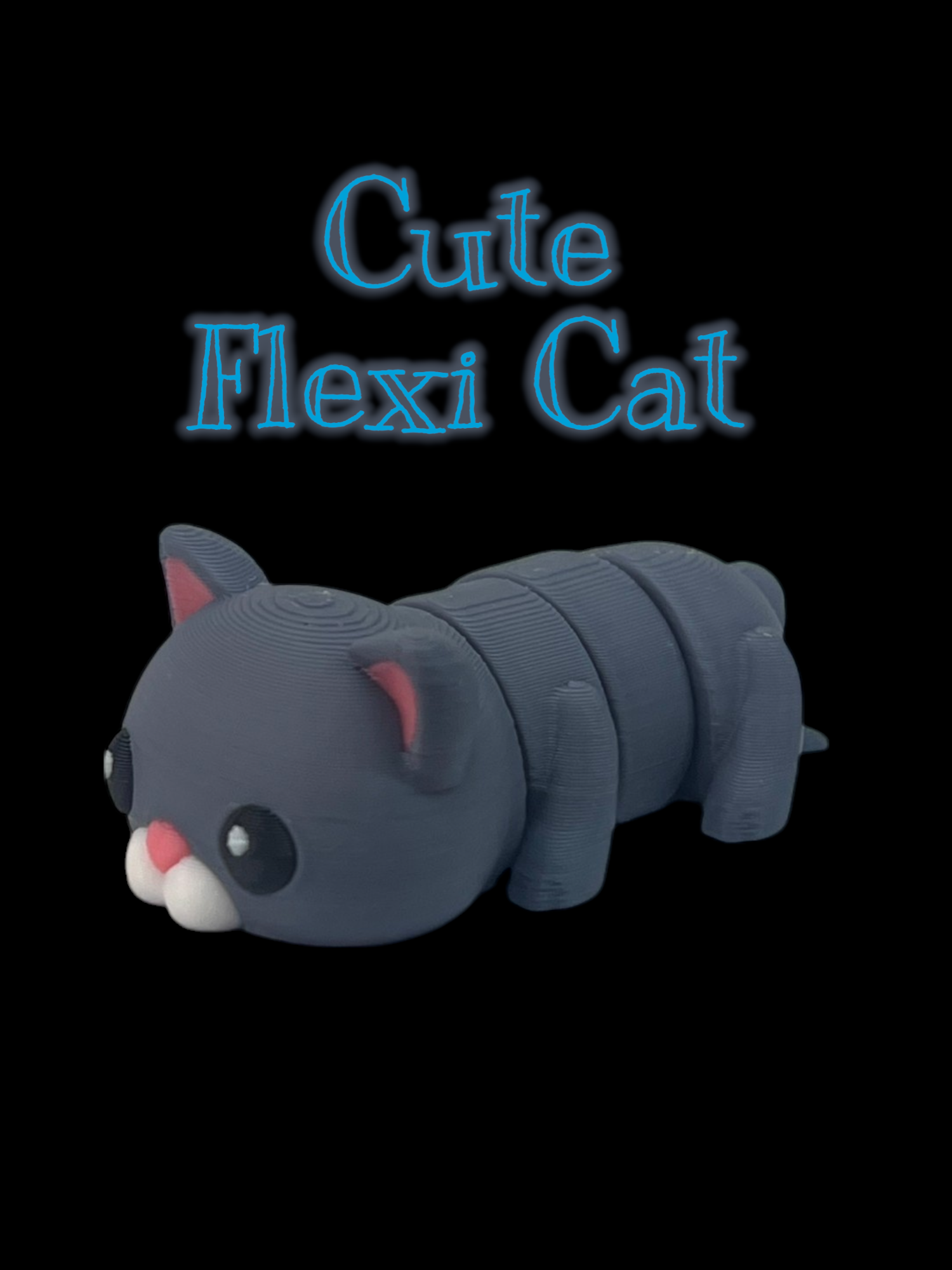 Grey Cat 3d
