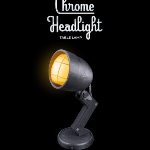 Chrome Headlight Table Lamp