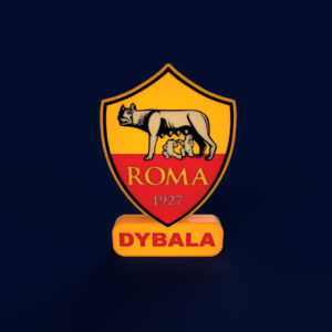 A.S. Roma Sign - LED Strip Compatible