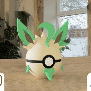 N3D Pokéball - 0470 Leafeon