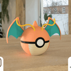 N3D Pokéball - 0149 Dragonite