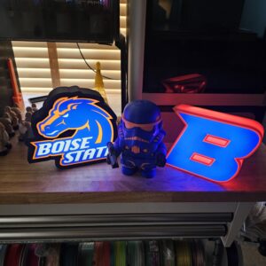 Boise State Light boxes