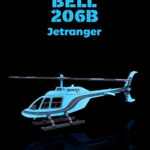 Helicóptero Bell 206B Jetranger - Tarjeta kit
