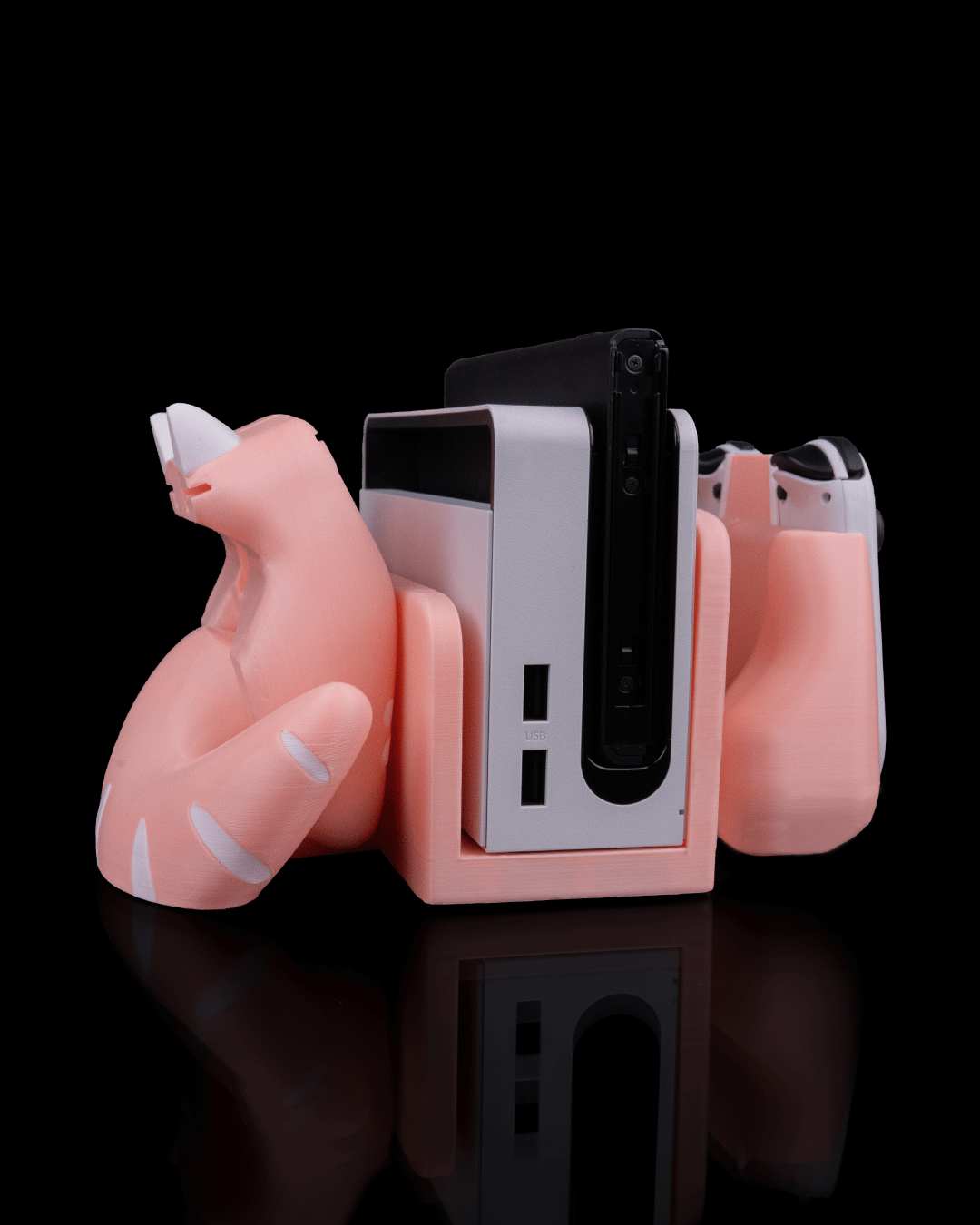 Base dock station de gatinho rosa - Image 5