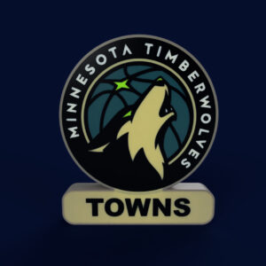 Minnesota Timberwolves Sign - LED Strip Compatible