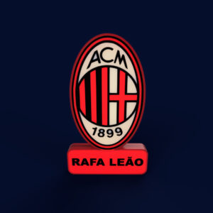 A.C. Milan Sign - LED strip compatible