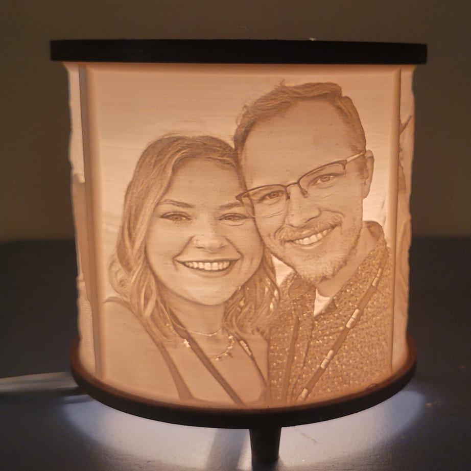 Circular Lithophane Lamp - Image 2