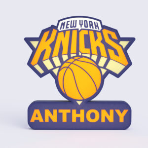 Sinal LED N.Y. Knicks - Nome Customizável