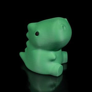 Mini T-Rex de 10cm impresso em 3D em PLA, acabamento fosco (cores para escolha)
