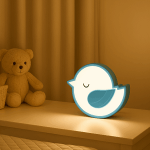 Luminária Brilho do Pequeno Pássaro - Coleção "Sonhos em Luz"