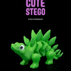 Cute Stego Flexi Dinosaur