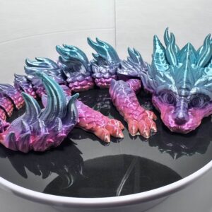 One-of-a-Kind Rainbow Silk Dragon – Ready to Ship – Only 1 Available!