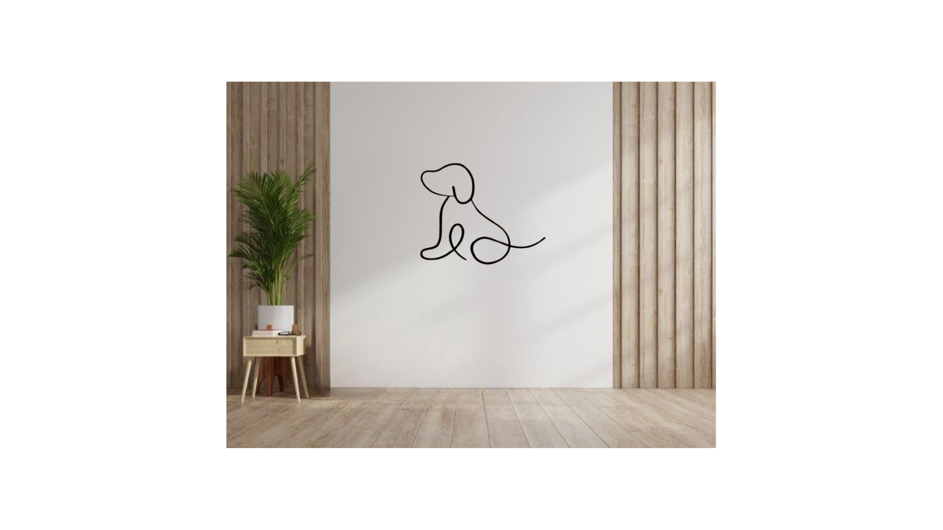 Artistic Dog Wall Decoration