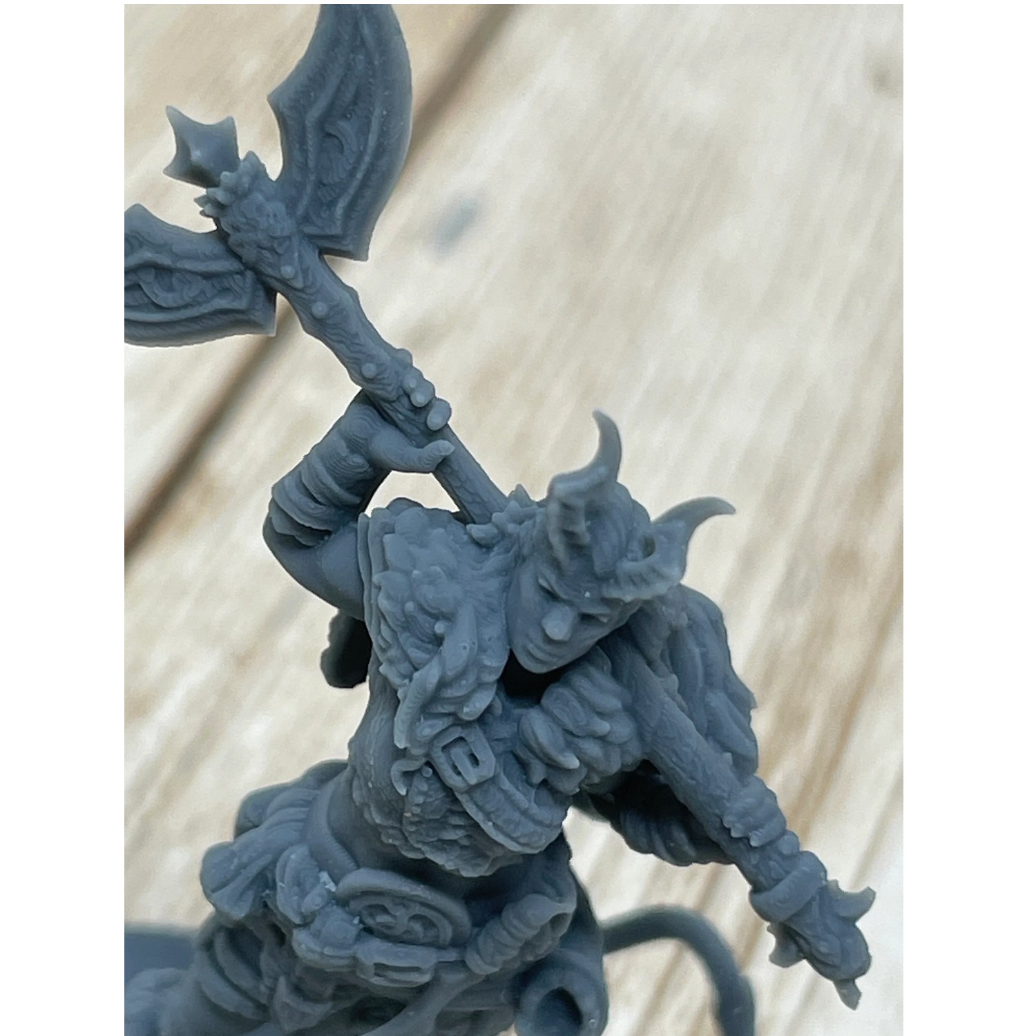 Tiefling Barbarian | Female | Bestiarium of the Mad Scholar | Tabletop miniatures | Hero | D&D | Dungeons and Dragons 5e- - Image 3