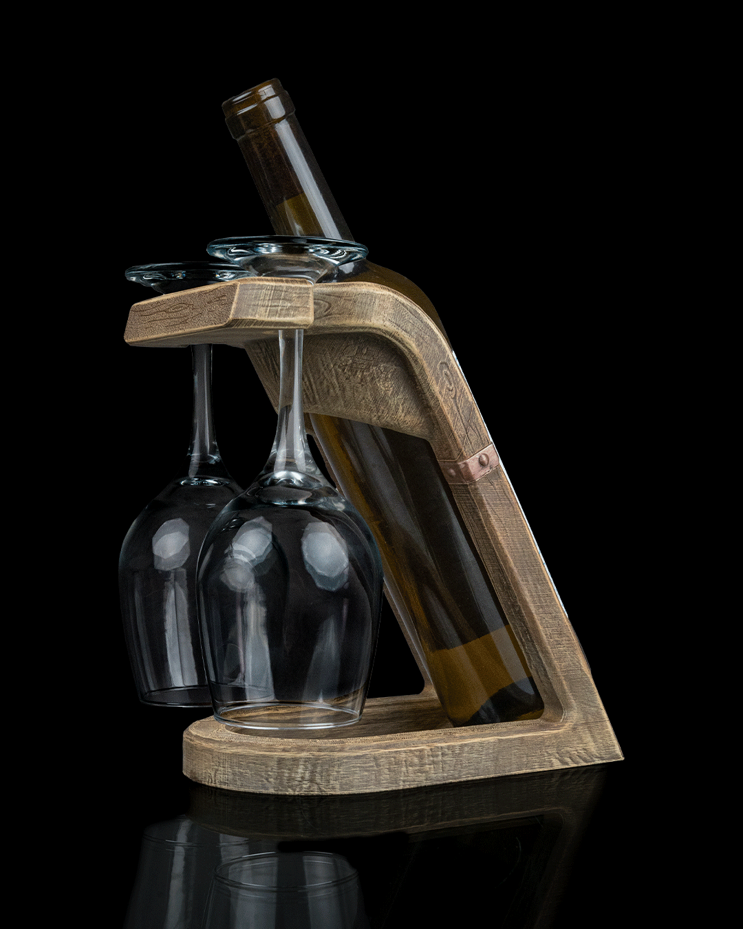 The Oak Rest - Glass & Wine Holder - Image 2