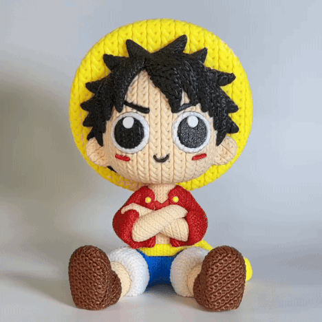 Crochet Style Luffy - Image 2