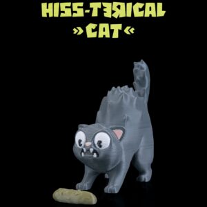 Hiss-terical cat