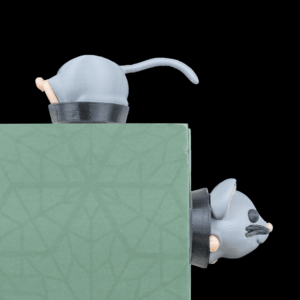 📘 Squeaky Chapter – Bookmark | Once Upon a Page Collection | Fantasy Mouse Bookmark