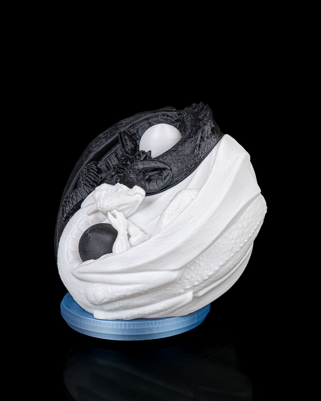 Luminária Yin Yang Dragões – Luz Decorativa 3D - luminária de mesa - Image 8