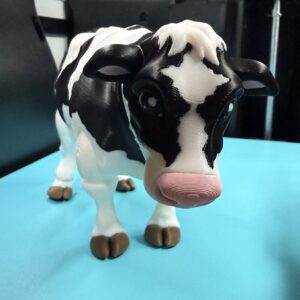 Articulated Holstein Cow Black White Holstein Cow