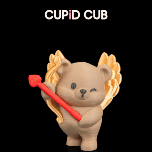 COLEÇÃO URSO COM AMOR- Filhote de Cupido