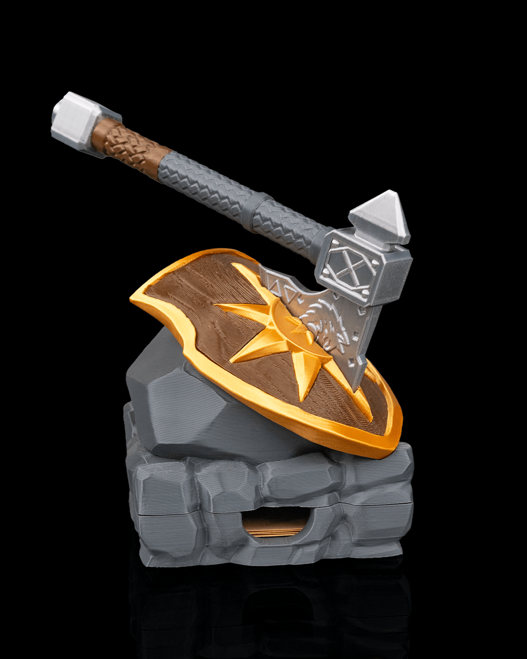 Axe Marks the Spot -Pen & Sticky Notes Holder - Image 2