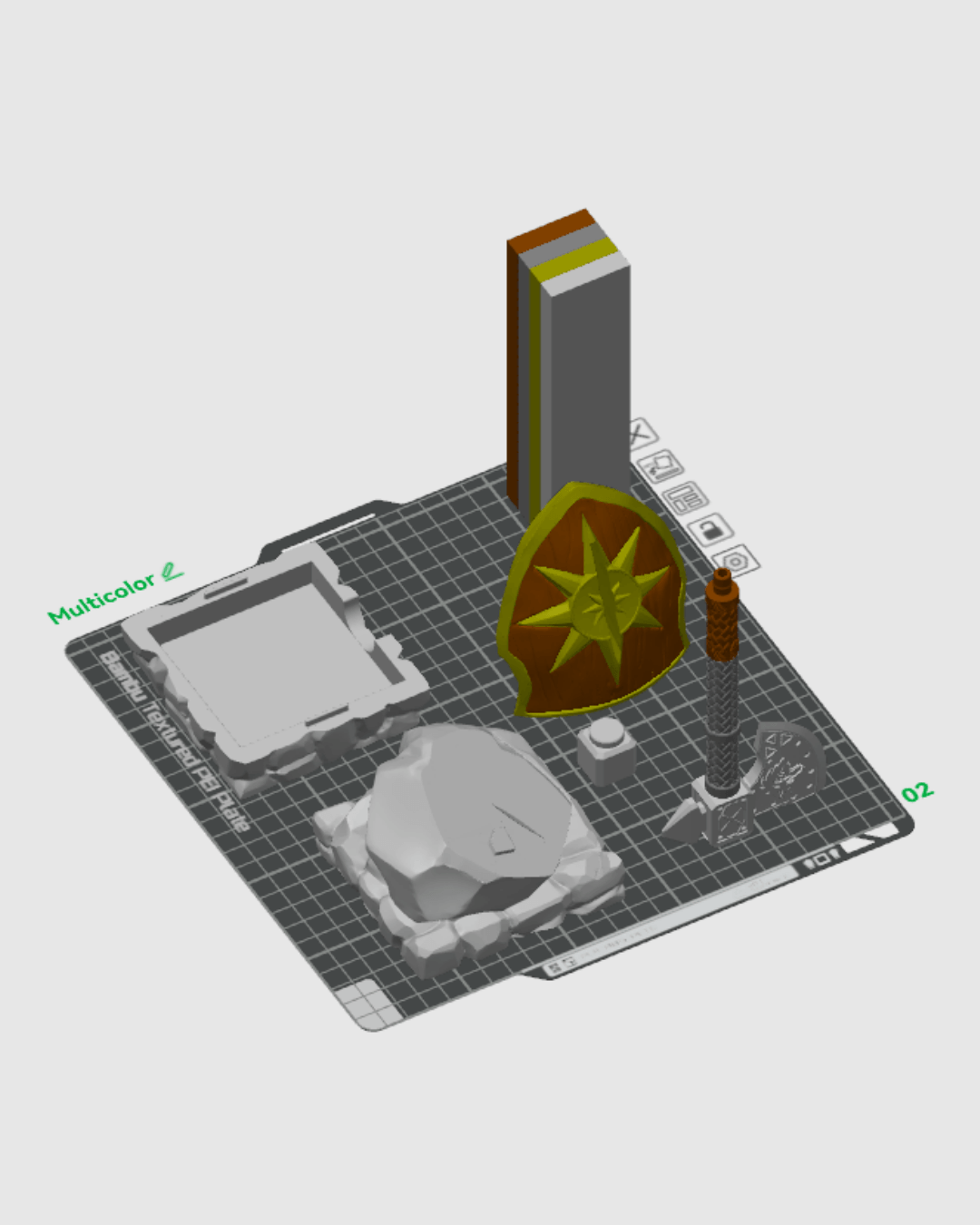 Axe Marks the Spot -Pen & Sticky Notes Holder - Image 10