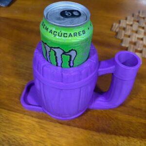 Porta lata e torre de dados modelo barril