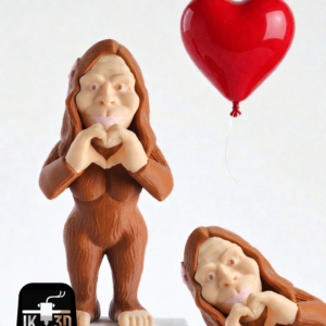 Mrs Bigfoot Heart Hands