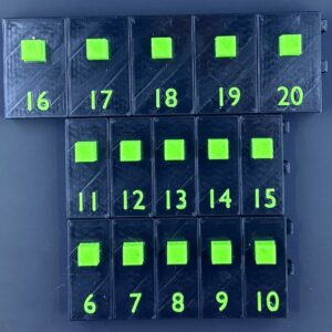 3/8 Metric Socket Organizer Set