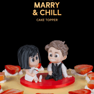 Marry & Chill - Cake Topper