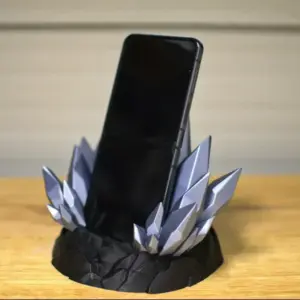 Crystal phone holder