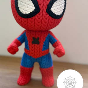 Homem Aranha Versão Crochê - 22 cm
