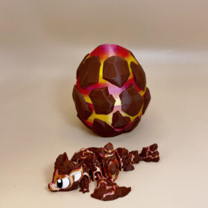 Lava Dragon with Egg