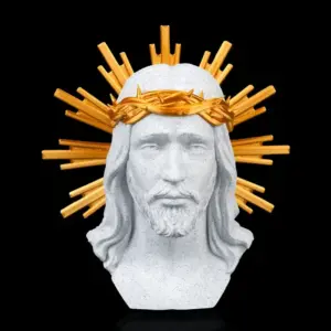 Jesus Cristo com coroa dourada